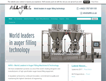 Tablet Screenshot of allfill.co.uk